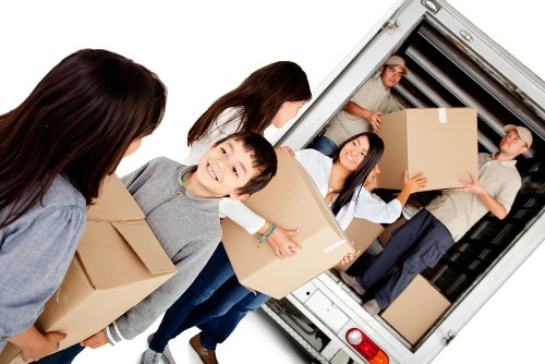 Commercial movers handling office furniture during relocation in Tufnell Park