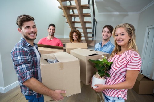 Removal company helping with a local house move in Tufnell Park