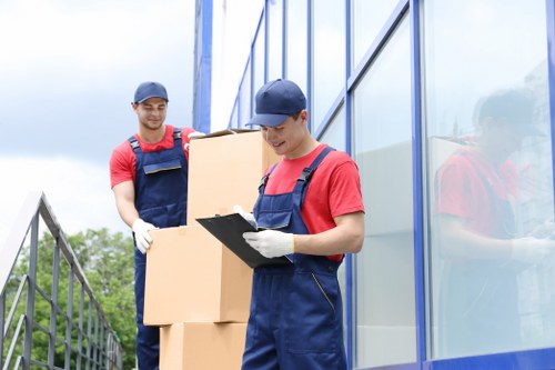 Office removals team planning a local business move in Tufnell Park