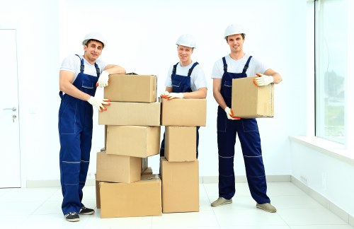 Moving van loading household items during a Tufnellpark relocation