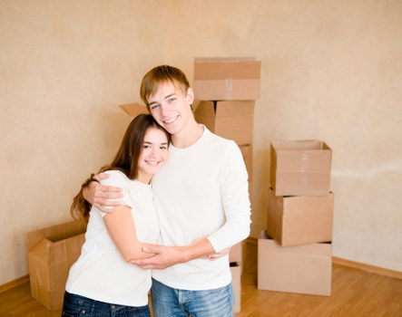 Professional movers handling IT equipment during a Tufnellpark office move