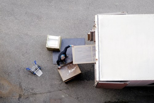 Local moving van parked on a residential street in Tufnell Park