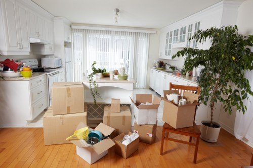 Commercial office move in progress in a Tufnell Park business property