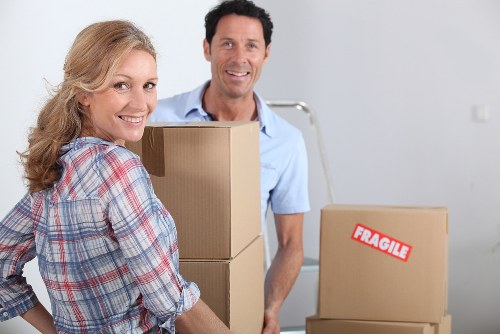 Charity donation items prepared during a clearance