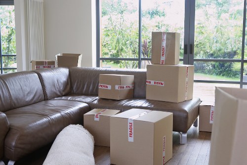 Manager assessing a service issue during a moving job review