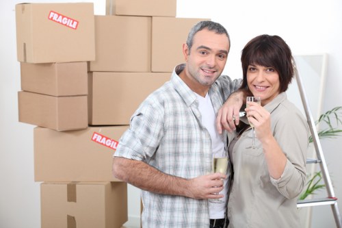 Packed household items ready for a smooth move with local removals support